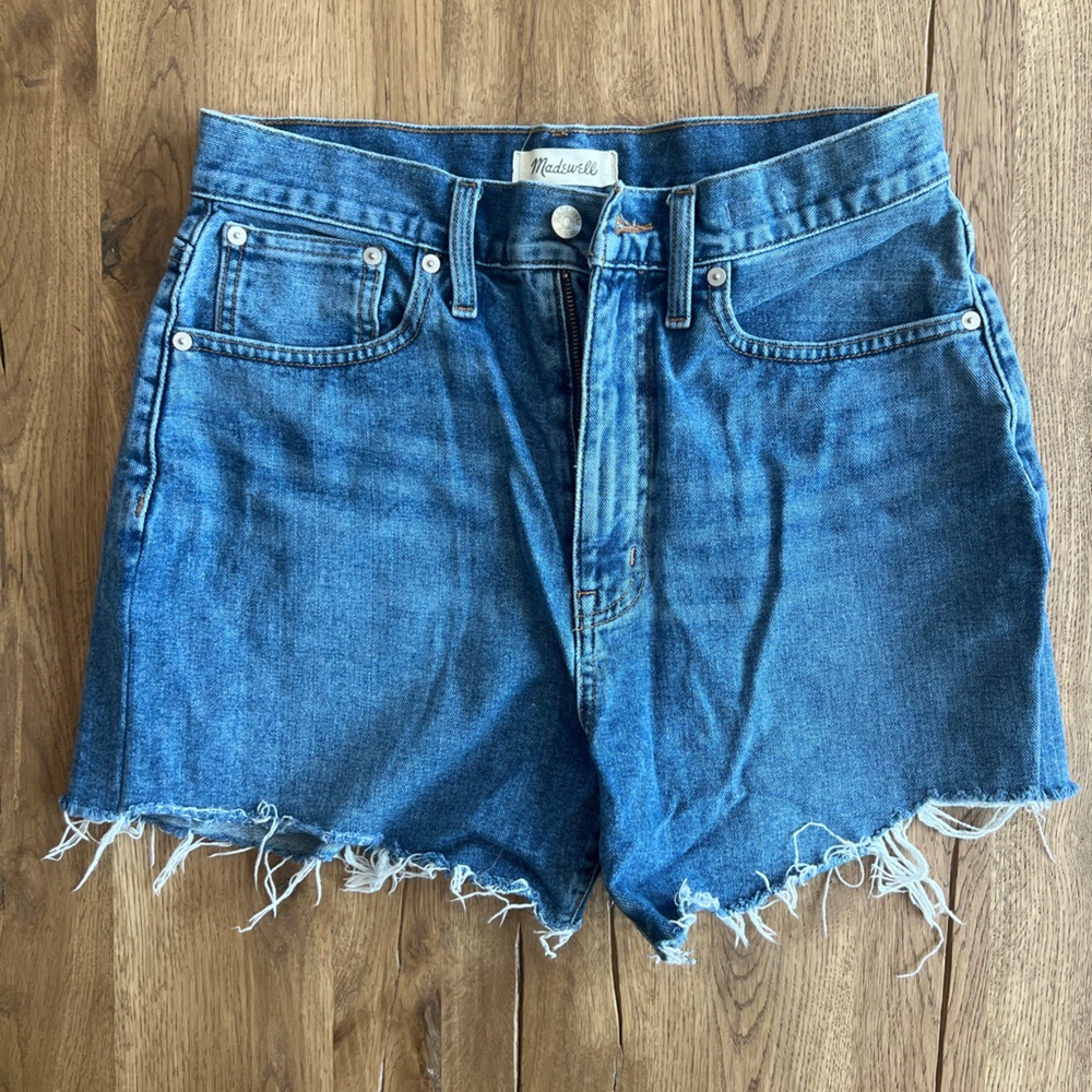 Madewell Women's Blue Denim Shorts